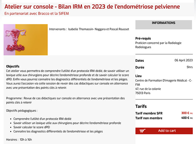 Bilan IRM en 2023 de l’endométriose pelvienne