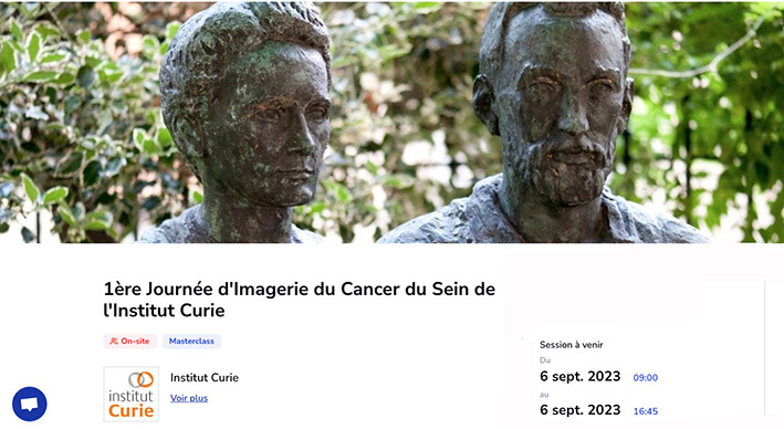 1ere Journée d’Imagerie du Cancer du Sein de l’Institut Curie