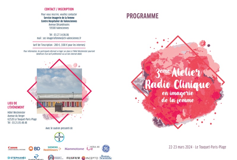 3ème atelier radio-clinique en imagerie de la femme-Le Touquet